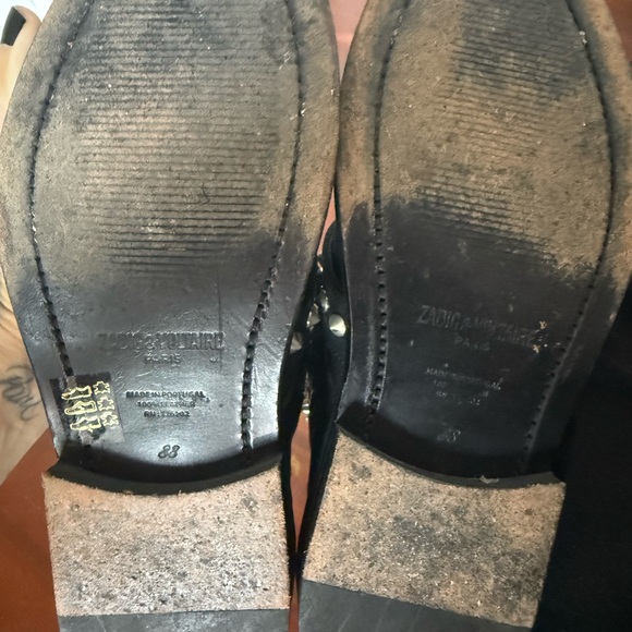 Zadig & Voltaire Black Leather Boots - Picture 6 of 12